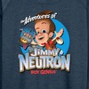 Women's - Jimmy Neutron - Boy Genius Lightweight French Terry Wide Neck Long Sleeve Shirt - 2 of 4