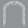 NicBex Metal Garden Trellis, Arch Rust-Proof Garden Trellis Netting Rose Decoration Grape Trellis for Climbing Plants - 3 of 4