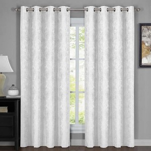 Egyptian Linens 100% Blackout Curtain Bali - Modern Abstract Theme (Set of 2) - 1 of 4