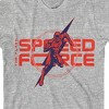 Flash Speed Force Youth Boy's Athletic Heather Gray T-Shirt - 2 of 3