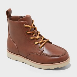 Kids' Bosley Boots - Cat & Jack™ Cognac - 1 of 4