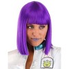 HalloweenCostumes.com  Women Women's Cosmic Purple Wig, Purple - image 4 of 4