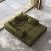 NicBex Couches for Living Room 162" Cloud Sofa Sectional Sofa Couch Set L Shaped Free Combination Sofa Couch With 6 Pillows - 4 of 4
