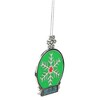 Ganz 3.75" Ski Club Christmas Charm Ornament - Green/White - 2 of 2