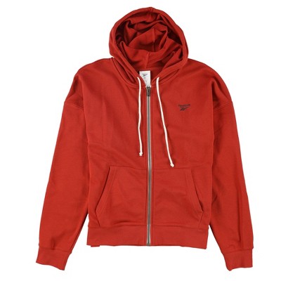 Reebok Womens French Terry Hoodie Sweatshirt