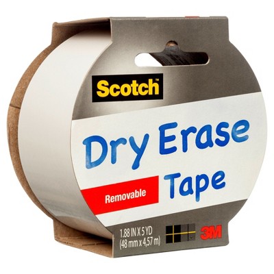 Scotch® Dry Erase Tape, 1.88" x 5yd
