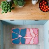 Stupell Industries Midcentury Flower Symmetry Printed Anti-Fatigue Floor Mat, design by Aralma, 30"x18" - 3 of 4