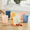 Lot of 5 Colorful PLASTIC BPA Free Drink Cups Kids Short Tumblers PILLOWFORT