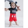 Disney Winnie the Pooh Mickey Mouse Lion King Simba Romper Newborn to Infant - 3 of 4