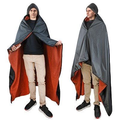 Catalonia Waterproof Outdoor Blanket for Cold Weather, Windproof Stadium Blankets for Sport Events, Wearable Weatherproof Blanket