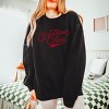 Christmas Crew Cursive - Women's Lightweight Garment Dyed Sweatshirt - 3 of 4