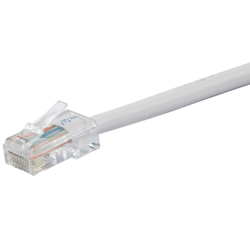 Monoprice Cat6 Ethernet Patch Cable - 7 Feet - White | Network Internet Cord - RJ45, Stranded, 550Mhz, UTP, Pure Bare Copper Wire, 24AWG - Zeroboot, 2 of 3