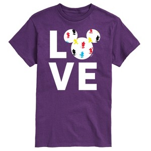 Men's - Disney - Mickey Faces Short Sleeve Graphic T-Shirt - 1 of 4