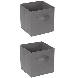 REGALWOVEN Collapsible Fabric Storage Bin with Handle for Organizing Clothes Books 2 Pcs - 1 of 4