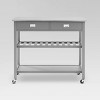 Chloe Stainless Steel Top Kitchen Island Cart - Crosley - image 3 of 4