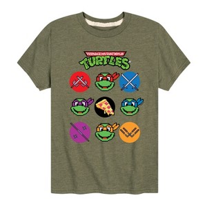 Boys' - Teenage Mutant Ninja Turtles - Turtles Grid Short Sleeve Graphic T-Shirt - 1 of 4