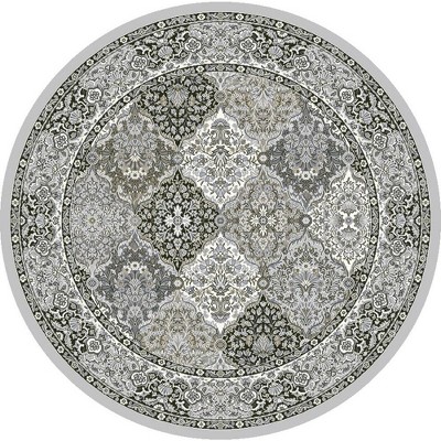 Ancient Garden 57008 Cream/Grey 5.3 Rd Round