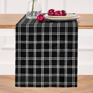 Solino Home Linen Plaid Table Runner | Marseille Plaid - 1 of 4