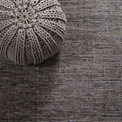 Beige and Ivory Handwoven Cotton Area Rug 5' x 8'