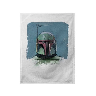 Star Wars Blue Background Boba Fett Dish Towel