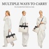 Laptop Bag for Women, 15 inch Laptop Tote Work Bag Purse, Large Waterproof Leather Computer Briefcase - 2 of 4