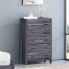 XIYUYEU Dresser for Bedroom with Black Handles,Modern Storage Chest of Drawers for Bedroom - 2 of 4