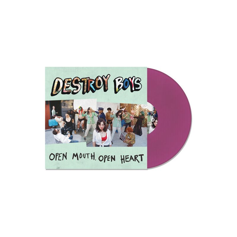 Destroy Boys - Open Mouth, Open Heart - Purple (Vinyl), 1 of 2
