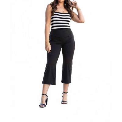 Women's Faith Tummy Control High Waisted Guacho Pants - Julia Rose
