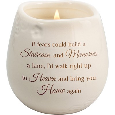 Pavilion Gift Company - Staircase to Heaven - 8 oz - 100% Soy Wax Candle Scent: Tranquility - Flame Candles