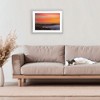Stupell Industries Orange Sunset over Shoreline Framed Print Under Glass - 3 of 4