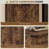 Munora 3-Drawer Vertical File Cabinet, Rustic Farmhouse Office Storage for A4/Letter Size Files, Rustic Brown - 4 of 4