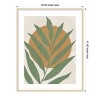 Amanti Art Floral and tropical 3 by Vitor Costa Wood Framed Wall Art Print - 4 of 4