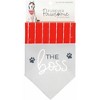 Pavilion Gift Company - The Boss - 12" x 8" Canvas Slip on Pet Bandana - Pet Toy - 4 of 4