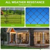 GustoWave Decorative Garden Fence,15 Panels No Dig Decorative Fence,32 in(H) X 36 ft(L) Animal Metal Wire Panel,Temporary Dog Fence- Horizontal - 4 of 4