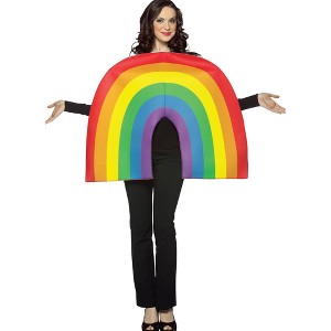 Imposta Costumes Adult Rainbow Costume Bodysuit Rainbow One Size - 1 of 2