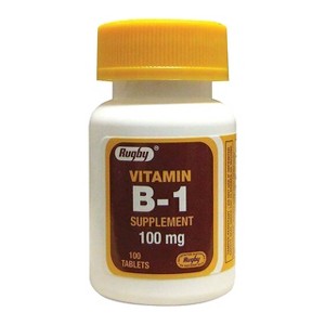 Rugby Vitamin B-1 100mg Supplement Tablets, 100 Count - 1 of 1