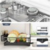 Single Tier Dish Rack & Under Sink Organizer Set - Space-Saving Kitchen Storage Solution for Utensils & Sink Area - 3 of 4