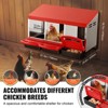 VEVOR Chicken Nest Box, 3-Compartment, 15 to 30 in Stable & Corrosion-Resistant Metal Nesting Boxes with Inclined Nesting Boxes, Bottom Holes - 3 of 4