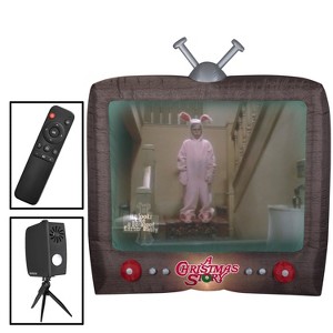 Gemmy Living Projection Christmas Airblown Inflatable A Story WB , 8 ft Tall, Black - 1 of 2