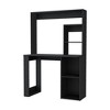 Vynxaria Modern Desk Ryndon - Compact Workspace with Hutch, Black Wengue Finish, Ample Storage & Comfort - 3 of 4