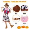 Halloween Cowgirl Costume for Girls - 4 of 4