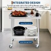 24x24x30 Inch Equipment Grill Stand Table Stainless Steel NSF Certified 400 Lbs Capacity with Adjustable Legs - 2 of 4
