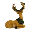 Roman 10.5 Inch Deer With Holly Garland Antlers Berries Animal Figurines - 3 of 3