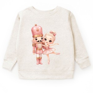 Pink Nutcracker Ballerina - Toddler Graphic Sweatshirt and Youth Graphic Sweatshirt - 1 of 2