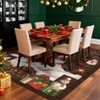 COZONY Christmas Snowman Area Rug, Washable Non-Slip Low Pile Throw Carpet, Soft Holiday Floor Mat for Living Room, Bedroom, Christmas Decorations - 3 of 4