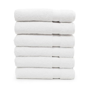 Linum Home Textiles 100% Turkish Cotton Sinemis Terry Hand Towels (Set of 6) - 1 of 2