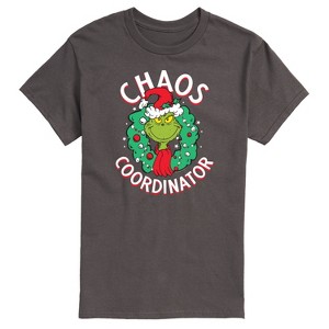 Men's - Dr. Seuss - The Grinch Chaos Coordinator Short Sleeve Graphic T-Shirt - 1 of 4