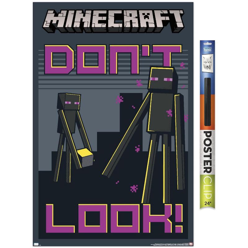 Trends International Minecraft - Don't Look Unframed Wall Poster Prints, 1 of 6