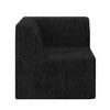 NicBex Couches for Living Room L-shape Modular Comfy Compressed Sofa Corduroy Sectional Sofa Couch Modern Upholstered Sofa Sleeper with Ottoman - 2 of 4