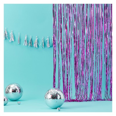 Fringe Curtain Decoration Pink